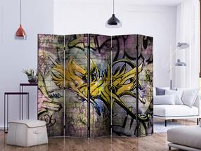 Vahesein Artgeist Stunning Graffiti Ii Paraventtc1952_Os, mitmevärviline, 225 cm x 172 cm