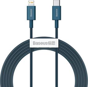 Laidas Baseus Superior Fast Charging Cable, Lightning/USB-C, 100 cm, mėlyna sp.