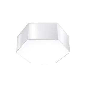 Prekė su pažeista pakuote. Šviestuvas lubų Sollux Sunde 11, E27, 2 x 60 W, balta sp.