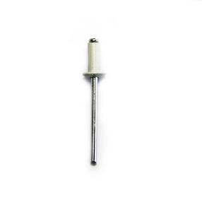 Aliumininės kniedės pusapvale galva Haushalt RAL9016, 4 mm x 10 mm, 50 vnt.