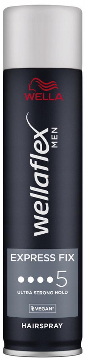 Plaukų lakas Wella Wellaflex Men Express Fix, 250 ml