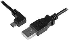 Кабель StarTech USBAUB50CMLA, Micro USB, черный цв.