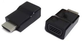Adapteris Gembird HDMI TO VGA HDMI male, VGA female, juoda