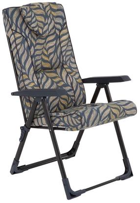 Lauko kėdė Patio Mijas G050-06IB, geltona sp./pilka sp., 72 cm x 59 cm x 105 cm