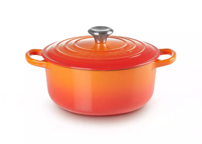 Ketaus puodas Le Creuset Signature, Ø22 cm, 3.3 l, oranžinė sp.
