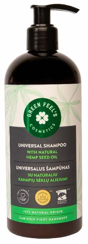 Šampoon Green Feel's With Hemp Seed Oil, 400 ml