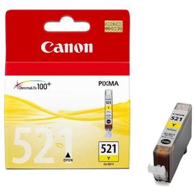 Rašalinio spausdintuvo kasetė Canon CLI-521Y, geltona sp.