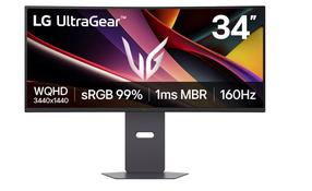 Monitorius LG UltraGear, 34G600A-B.AEU, VA, 160 Hz, UWQHD, 34"