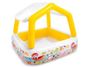 Baseins, bērnu Intex Sun Shade Pool 57470 Assorted, (krāsa/dizains tiek izvēlēts nejauši) 157 cm x 157 cm x 122 cm