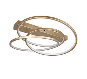 Šviestuvas lubų Trio, LED, 1 x 34 W, aukso sp./balta sp. / aukso sp.