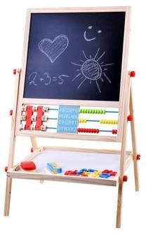 Magnetinė piešimo lenta 2in1, ruda sp.