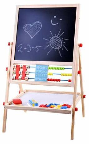 Magnetinė piešimo lenta 2in1, ruda sp.