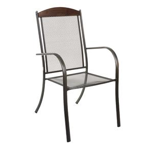 Lauko kėdė Patio Venus, antracito sp./pilka sp./ruda sp., 70 cm x 58 cm x 102 cm