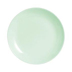 Šķīvis deserta Luminarc Diwali Green, Ø 19 cm, gaiši zaļš krās.