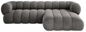 Kampinė sofa Cosmopolitan Design Koge Vogue 15, pilka sp., dešininė, 165 x 270 cm x 70 cm