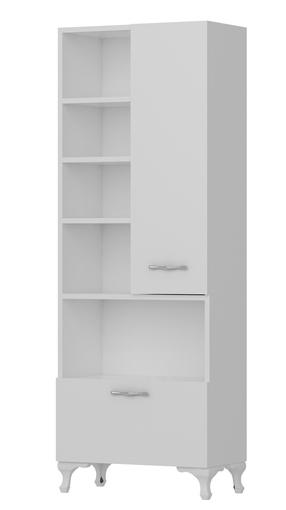 Skapis Kalune Design Sezen, balta krās., 31.5 cm x 60 cm x 163.6 cm
