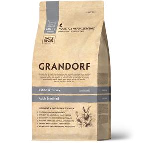 Sausā kaķu barība Grandorf GDCD0302, truša gaļa/tītara gaļa, 2 kg