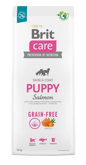 Sausas šunų maistas Brit Care Puppy Salmon, lašiša, 12 kg