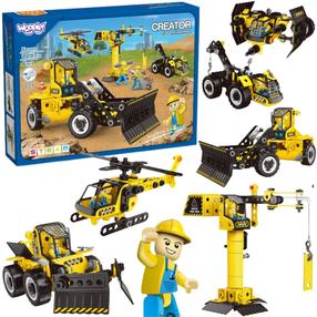 Konstruktors Woopie Steam Creator City Engineering, 223 gab., dzeltena krās.