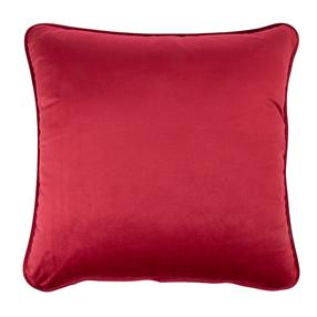 Dekoratīvs spilvens Home4you Velvet, bordo krās., 45 cm x 45 cm