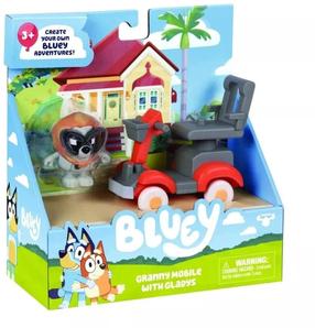Žaislinė figūrėlė, su priedais Moose Toys Bluey Granny Mobile With Gladys 93167, įvairių spalvų