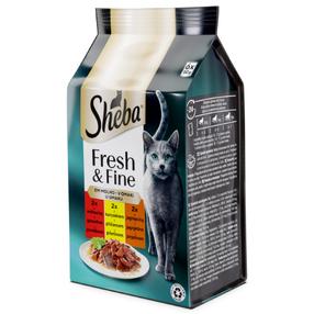 Влажный корм для кошек Sheba Fresh & Fine, 0.05 кг, 6 шт.