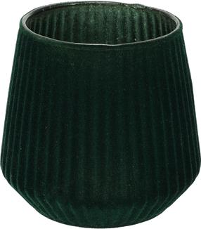 Küünlahoidja A75201670, klaas, Ø 11.5 cm, 11 cm, roheline v.