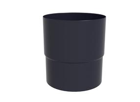 Lietvamzdžių jungtis Scala, Ø 8 cm, polivinilchloridas (pvc), grafito sp.