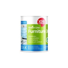 Dažai, baldams Vivacolor Green Line Furniture 30, pusiau matinis, 0.9 l, balta sp.
