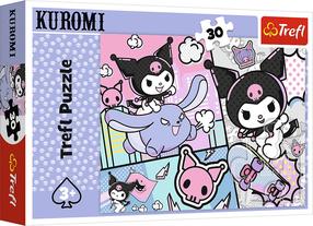 Пазл Trefl Have Fun With Kuromi 18325, 20 см x 27 см, 30 шт., многоцветный