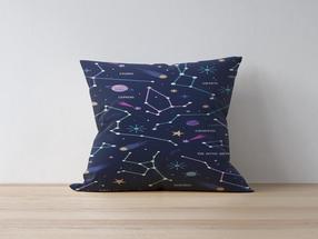 Dekoratyvinės pagalvėlės užvalkalas Mioli Decor 1126, mėlyna sp./įvairių spalvų, 43 cm x 43 cm