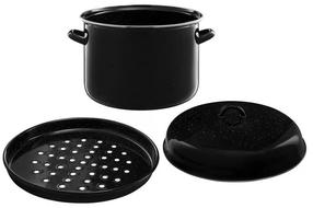 Katls Emalia Olkusz, Ø30 cm, 12 l, melns krās.