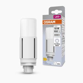 Лампочка Osram LED, холодный белый цв., G24d, 7.5 Вт, 950 лм
