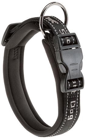 Antkaklis šunims Ferplast Sport Dog C, juoda sp./pilka sp., 330 - 430 mm x 20 mm, 20/43