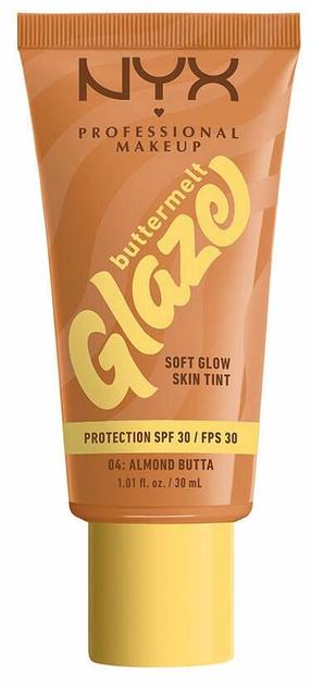 Vedel jumestuskreem NYX Professional Makeup Buttermelt Glaze, SPF 30, almond butta v., 04, 30 ml