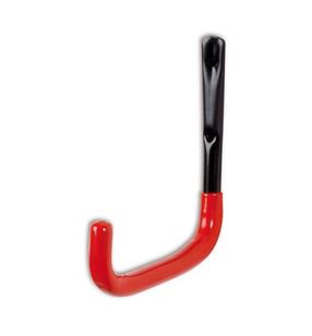 Konks Bolis Italia FA1B018, 7 cm x 20 cm, must v./punane v.
