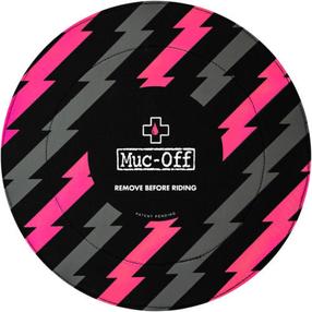 Bremžu pārsegs Muc-off Disc Brake Covers 018936, neoprēns, melna krās./rozā krās.