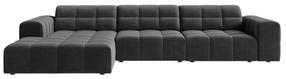 Kampinė sofa Cosmopolitan Design Chicago Venus 2930, pilka sp., kairinė, 167 x 294 cm x 78 cm