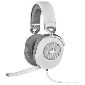 Vadu spēļu austiņas Corsair HS65 Surround CA-9011271-EU, balta krās.