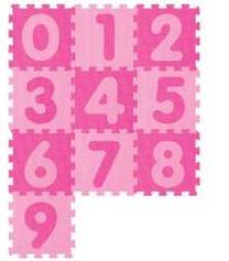 Kilimėlis kūdikiams - dėlionė Sunta Toys Floor Puzzle, 10 vnt