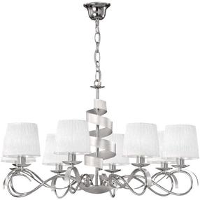 Šviestuvas lubų Candellux Denis, E14, 8 x 40 W, balta sp. / chromo sp.