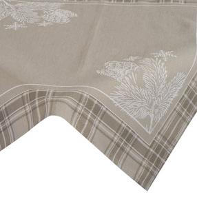 Kalėdinė staltiesė stačiakampė Eurofirany Holly, smėlio, 140 x 200 cm