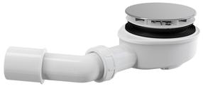 Vožtuvas dušui Besco Shower Tray Drain, balta sp./chromo sp.