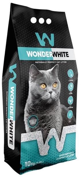 Kaķu smiltis Wonder White Marseille Soup, bentonīts, 10 kg, 11.8 l