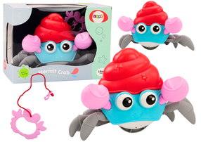 Развивающая игра, краб Lean Toys Hermit, 14 см, многоцветный
