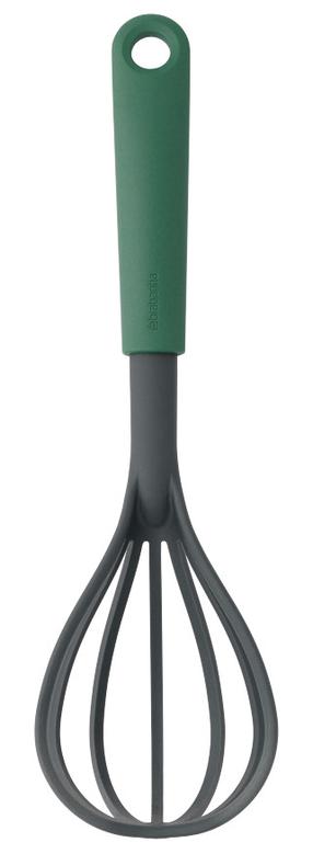 Венчик для взбивания Brabantia Tasty+ 122828, 4.6 см, 26.3 см, зеленый цв./серый цв.