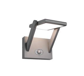 Āra sienas lampa Trio, 5W, LED, IP65, antracīta krās., 18 cm x 23.5 cm