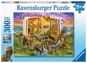 Пазл Ravensburger Dino Dictionary 12905, 49 см x 36 см, 300 шт., многоцветный