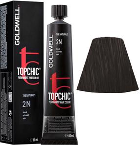 Juuksevärv Goldwell Topchic, must v., 2N, 60 ml