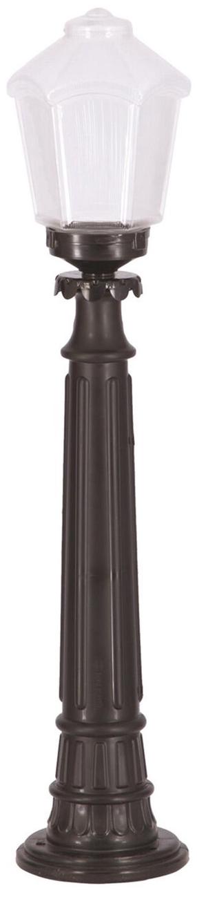 Pastatomas lauko šviestuvas Opviq BSU-68197-1BSY-M2-B, 60W, E27, IP65, juoda sp., 20 cm x 85 cm